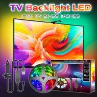 Envisual TV LED Backlights with Camera, RGBIC TV Backlights for 20-65 inch TV and Computer Gaming Ro