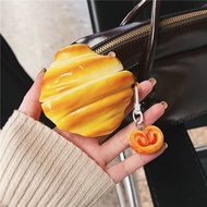【Fashion】3D Croissant Earphone Case Compatible For Ugreen HiTune S3 with Hook