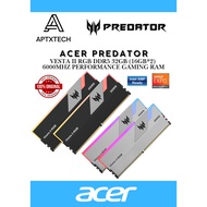 ACER PREDATOR VESTA II RGB DDR5 64GB / 32GB (16GB*2) 6000MHZ/6600 MHZ / 6800 MHZ / 7200 MHZ ACER GAM