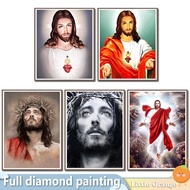 【Little Orange】 Diamond Painting Set Round 5D DIY Diamond Painting Jesus Full Diamond Home Decor