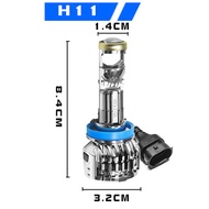 ของแท้ Y9D รุ่นใหม่2024 1คู่ หลอดไฟหน้าLedมินิโปรเจคเตอร์ รุ่นY8 Y9 Y6 ขั้ว H4 RHD ไฟหน้าLED Mini Pr
