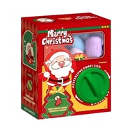 New Christmas Vending Machine Interesting Santa Claus Egg Twisting Machine Toy Christmas Gumball Egg