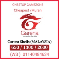 Garena shell/garena boost shell/ shell murah Malaysia/BOOSTING SHELL