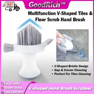 Multipurpose Crevice Gap Hand Brush Scrubber Kitchen Bathroom Window Cleaning Tool Berus Tangan Alat