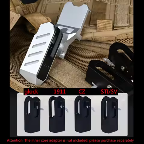 IPSC Holster Aluminum Alloy Gl17 1911 CZ STI IPSC Rotatable Gun Holster for 1911/CZ