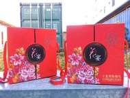 （幾乎全新）（數量5，一個$40）空禮盒 盒子 喜餅盒 手作 手工藝 設計參考 盒型 圖學 包裝設計 收藏品 喜氣 中國風 紅色