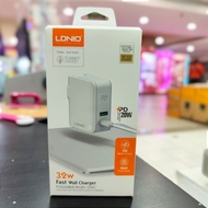 LDNIO 20W 2in1 Thai/Malaysia USB-C PD Adapter Charger For Samsung i Phone 16 15 14 13 12 11 Pro Max