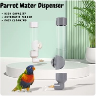 [SG Local Seller] Bird Water Bottle Feeder Automatic Dispenser High Quality Easy Cleaning Parrot Home accessories toy