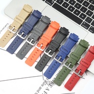 Black Watch Band for Casio g100 g200 g101 g2310 g2300 Mens Resin Bracelet G-100 G-200 G-101 G-2310 G