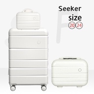Seeker 5 Years Warranty 20+24+14 inch Luggage ABS+PC Travel Bag Luggage Hardcase Beg Bagasi 20 inch 