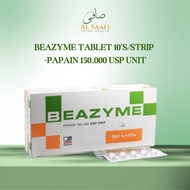 BEAZYME Tablet 10's/strip -Papain 150,000 USP Unit