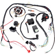 Upgrated Electrics CDI Wire Harness Stator Assembly Wiring For CG 125cc 150cc 200cc 250cc Push Rod E