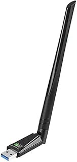 USB WiFi 6 Adapter with Bluetooth 5.3, AX900 Dual Band 2.4G & 5GHz, 5DBi Antenna, Plug and Play