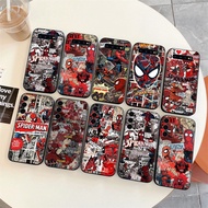 【D13】Cartoon spider man for Samsung A54 5G A55 A60 A70 A71 A72 A73 F62 TPU Soft Black Silicone Case