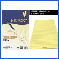 ➲ ◐ ∜ Victory Yellow Pad Paper per pad