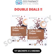 [Double Deals] KITSUI Coffee  Slim Shapez (17 SACHETS X  2 BOXES)