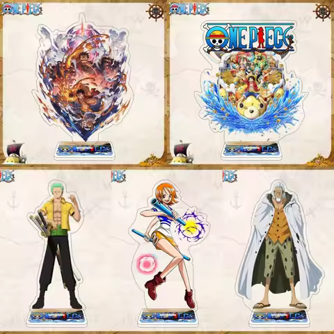 Acrylic Standee for One Piece Roronoa Zoro Thousand Sunny Silvers Rayleigh Nami Anime Peripheral Acr