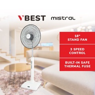 MISTRAL 18" Stand Fan with Remote MSF1805MR