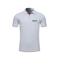 2024 Hugo Boss Styles Men's Fashion Philix Medium Black White Trendy Polo Shirt