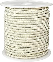 Reflective Elastic Cord String - Glow in Dark Shock Cord 0.1 Inch (2.5mm) Round Bungee Rope, 60 Feet