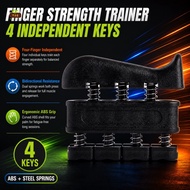 Hand Grip Strengthener Four Independent Fingers 20LBS Finger Exerciser Bidirectional Spring Resistan