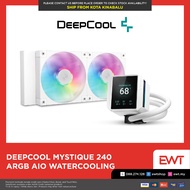 DEEPCOOL MYSTIQUE 240 ARGB AIO WATERCOOLING WHITE 100% GENUINE