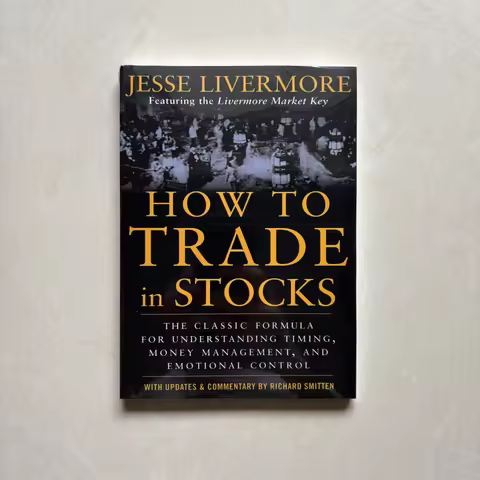 How to Trade In Stocks by Jesse Livermore Paperback Book in English