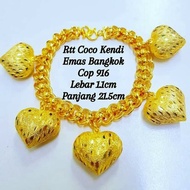 NEW💓ADA COP 916💓RANTAI TANGAN COCO KENDI EMAS BANGKOK