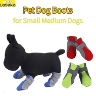 Pet Dog Boots, Adjustable Strap Soft-Soled Pet Dog Shoes, Waterproof Pet Shoes Dogs, Suitable for Sm