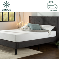 Zinus Shalini Upholstered Platform Bed Frame - Single , Super Single , Queen , King size