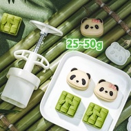Mini Mooncake Mould 20g 25g Small Jelly Mold Molder Moon Cake Mould 50g 2023 Square Cute Panda 30gra