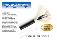 Canare MR202-AT (MADE IN JAPAN) สายสัญญาณชิลด์มัลติเชลแนล 2 คอร์ (สายเปล่า) หน่วยความยาวเป็นเมตร
