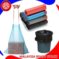 SayYes Beg Sampah Office Trash Bag Drawstring Easy Clean Garbage Bag Dustbin Bag with Rope for Home 