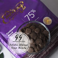 250 Grams Tulip CONTINENTAL 75% DARK Chocolate COUVERTURE Embassy Chocolate Chocolate