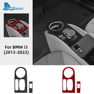 For BMW i3 2013-2022 Multimedia Button Trim Carbon Fiber Interior Modification Auto Parts