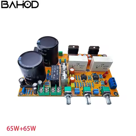 BAHOD TDA7294/TDA7293 65w*2 2.0 Channel Amplifier HIFI Stereo Amplifier Board With Treble And Bass A