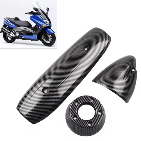 For TMAX500 Tmax 500 TMAX 500 2001-2005 Motorcycle Muffler Cover Exhaust Pipe Protector Cover