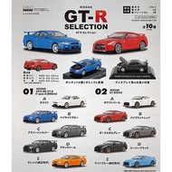 F-toys 1/64 Nissan GT-R Selection Miniature Car [Set of 10 / 1 Box]