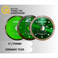 BOSUN DIAMOND WHEEL CUTTING DISC. CERAMIC TILES HARDNESS TILES MARBLE GRANITE PROCELAIN TILES. F1CE 