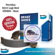 Bendix DS0805 Rear Brake Shoe - Perodua Myvi Lagi Best