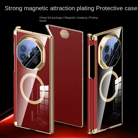 For Huawei Mate XT Lens Protection With Bracket Tempered Glass Film Support Magnetic Wireless Chargi