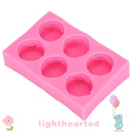 LIGHTHEARTED Silicone Mould, Reusable |Mould, Baking Mould Silicone 6-Cavity  Baking Mould Candy Mak