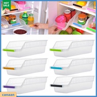 canaan|  Home Kitchen Fridge Space Saver Organizer Slide Under Shelf Rack Storage Holder