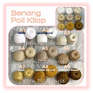 POLI (AE) Shiny poly knitting yarn, shiny poly polyester yarn, polyindo yarn, poly indo, poly indo, 