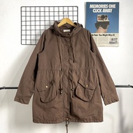 JAKET PARKA RAMONPOLE SECOND ORIGINAL, JAKET KANVAS, JAKET MILITARY, JAKET WANITA, JAKET PARKA WANIT