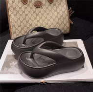 A80- (S/黑色) 夏日新款 女款增高涼拖 人字拖 拖鞋 涼鞋 eva 厚底 海邊沙灘涼鞋