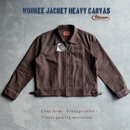 Jacket Workee Jacket Crop - Heavy Canvas | Olderister - Workwear Style Workwear Jacket Retro Jacket