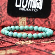 原礦天然綠松石手珠 6mm 高瓷度 無染色 無微沁 Turquoise beads