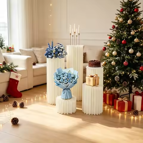 Wedding Centerpieces Cardboard Vases 5 Flower Vase Flowers Stand Weddings Decoration Table Cylinder