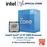 Intel Core Cache LGA1700 Processor (12MB/I3-14100F/I3-14100)